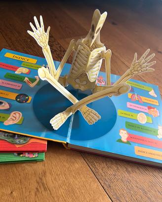 Il corpo umano libro per bambini con pop up