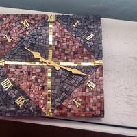 orologio in mosaico 