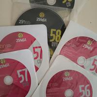 Lotto 3 CD e 3 DVD zumba Fitness 56 -57-58