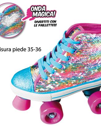 Pattini a Rotelle da Bambina Scarpa 35 36 NUOVI