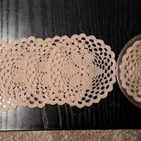 6 sottobicchieri nuovi, fatti a mano ad uncinetto 