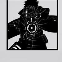 Minato Naruto quadro in metallo 