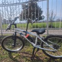 bici rockrider bianca unisex bambini 20 pollici