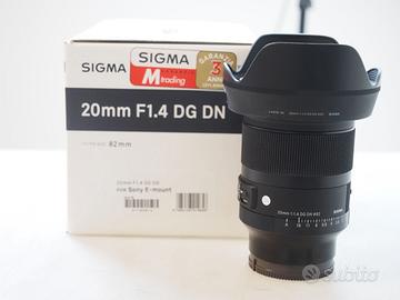 SIGMA 20MM F 1.4 DG DN ART X SONY