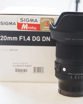 SIGMA 20MM F 1.4 DG DN ART X SONY
