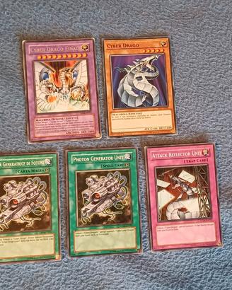 Cyber Drago finale + 4 carte Cyber Drago Yu gi oh