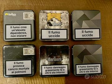 Marlboro 6 scatole in alluminio