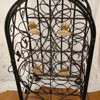 Portabottiglie in ferro battuto