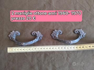 Maniglie cassetti anni 60-70