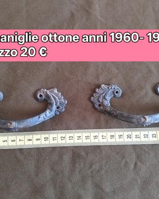 Maniglie cassetti anni 60-70