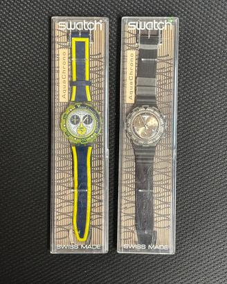 Lotto Swatch vintage serie AquaChrono