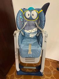Seggiolone pappa Chicco Polly 2 Start Shark