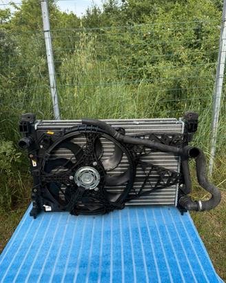 Gruppo Radiatori+ elletroventola Fiat Punto 1.6 MJ