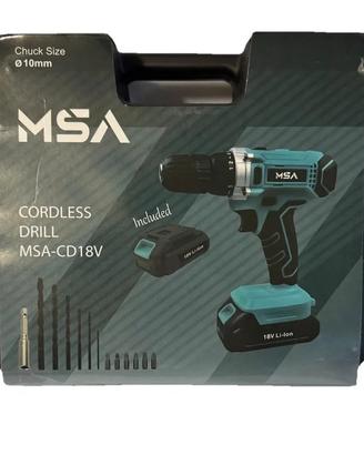 Avvitatore msa professionale 18 volt  2 batterie