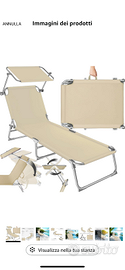 Lettino da piscina/spiaggia