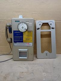 Telefono pubblico a gettoni u+i '70  staffa chiave