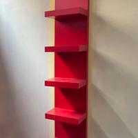 Mensola Lack Ikea rossa
