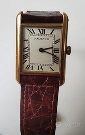 Orologio Vintage D'Ambrosi Tank Carica Manuale