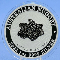 Australia 2022 - 1 oz Ag 9999 Australian Nugget