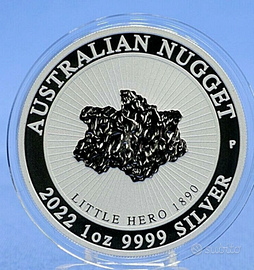 Australia 2022 - 1 oz Ag 9999 Australian Nugget