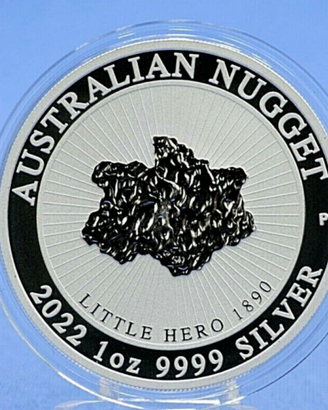 Australia 2022 - 1 oz Ag 9999 Australian Nugget