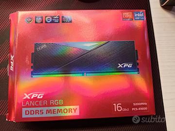 RAM DDR5 XPG Lancer RGB 32GB (2x16GB) 5200MHz - Co