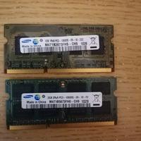 RAM 2GB 2RX8 PC3 -RAM 1GB 1RX8 PC3