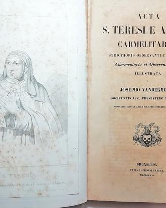 ACTA S. TERESIAE A JESU CARMELITARUM... 1845