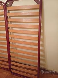 coppia reti a doghe singole 80 × 190 cm