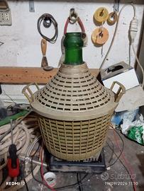 coppia damigiane da 5 e 10 litri