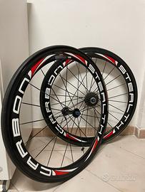 COPPIA RUOTE STEALTH CARBON 50 MM TUBOLARE