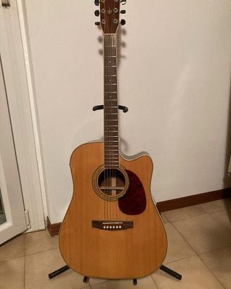 Chitarra Cort acustica e Gherson elettrica