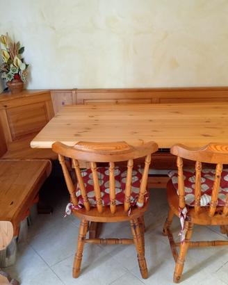 Cassapanca legno artigianale