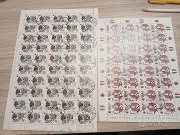 fogli di francobolli Milan campione d'Italia