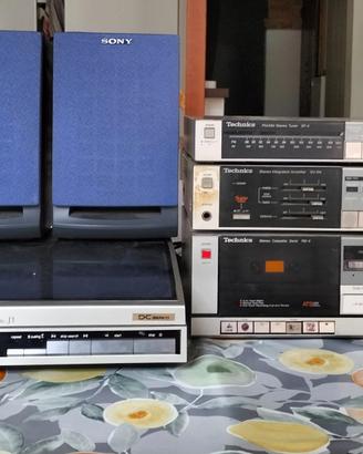 Impianto stereo ani '80