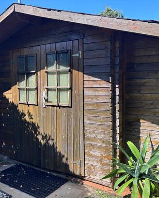 casetta legno giardino