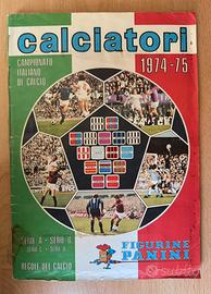 Album calciatori figurine Panini 1974-75 completo