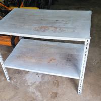 scaffale robusto / banco metallico