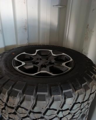 cerchi e gomme jeep rubicon 2020
