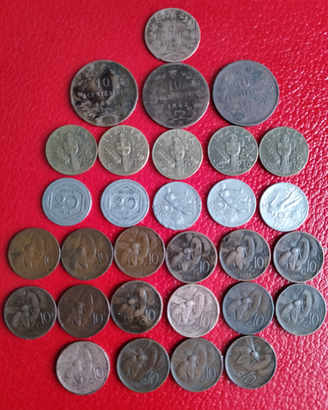 Monete vecchie lire italiane