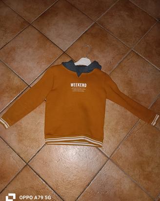 felpa con cappuccio