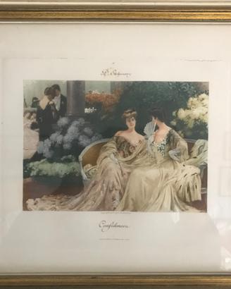 STAMPE VINTAGE CON CORNICE