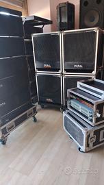 LineArray passivo P. A. L. +amplificatori  Outline