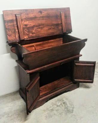 Credenza arte povera con ribalta