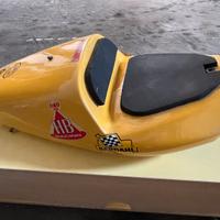 Sella sportiva da moto in Vetroresina anni 50/60