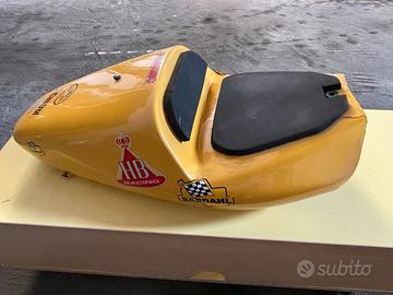 Sella sportiva da moto in Vetroresina anni 50/60