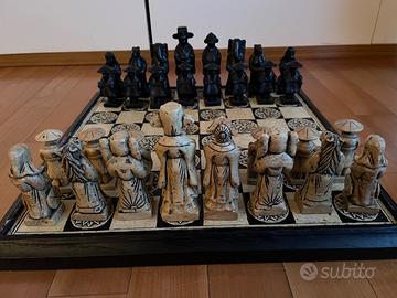 VINTAGE SCACCHI (Figure in PIETRA)