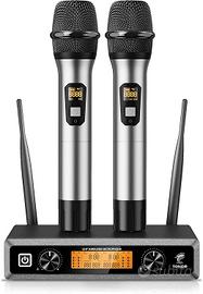 2 radiomicrofoni TONOR Wireless Uhf professionali