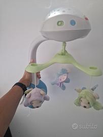 giostrina musicale culla  neonati fisher  price