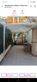 Monolocale con terrazzo Piola 